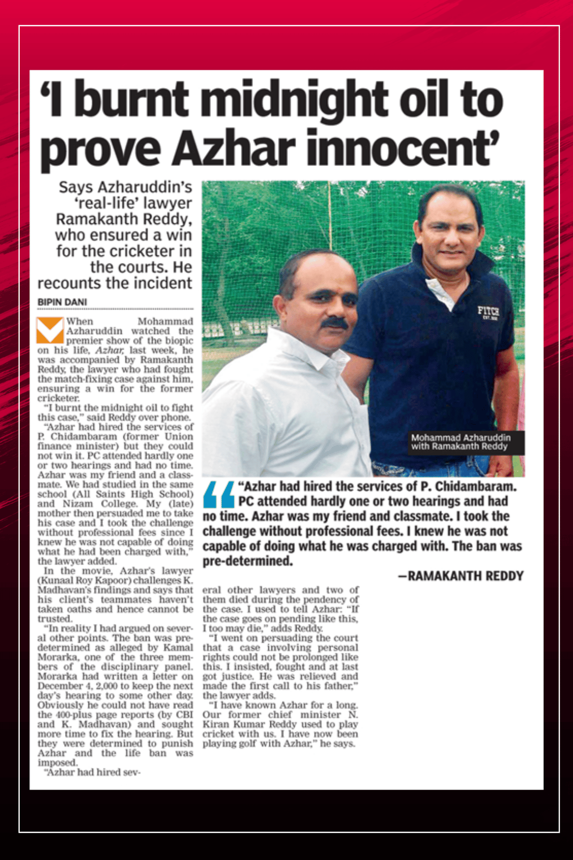 Corporate Lawyers In India Ramakanth Reddy with azhar